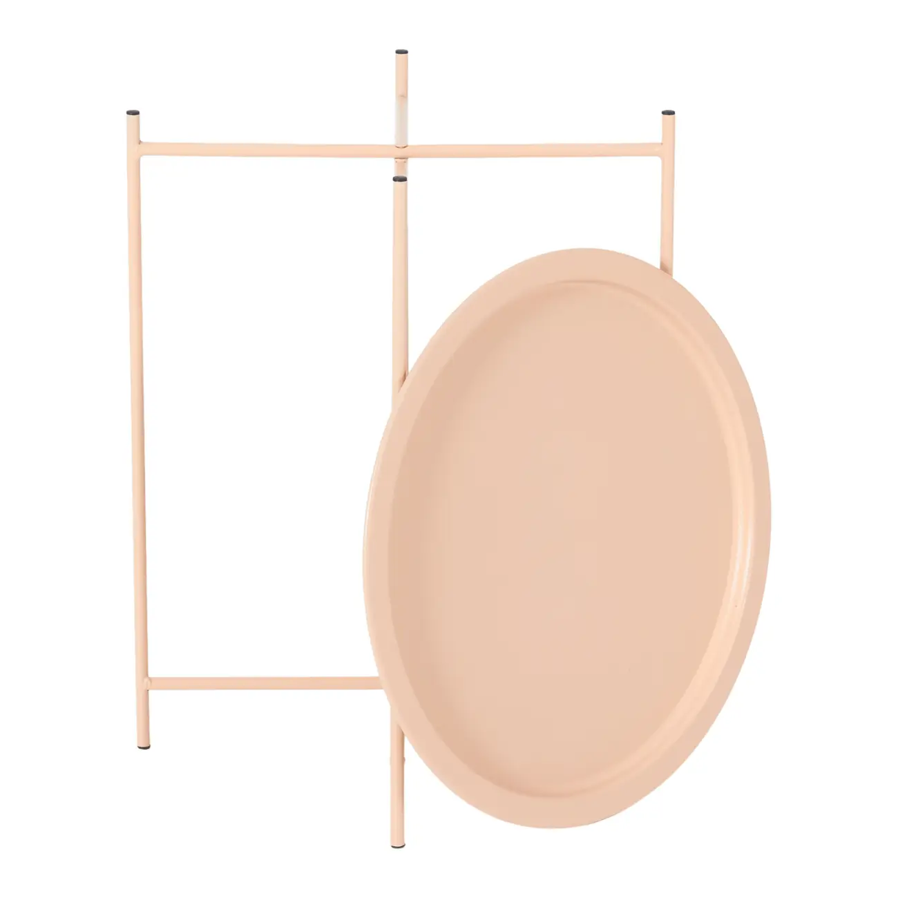 MESA LATERAL REDONDA 41 CM PLATTER - VIN ROSE - Foto 4