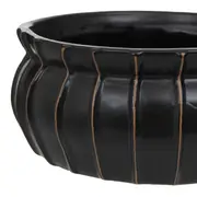 CACHEPÔ 20 CM KISHI - PRETO/CANELA DO CEILÃO - Foto 4