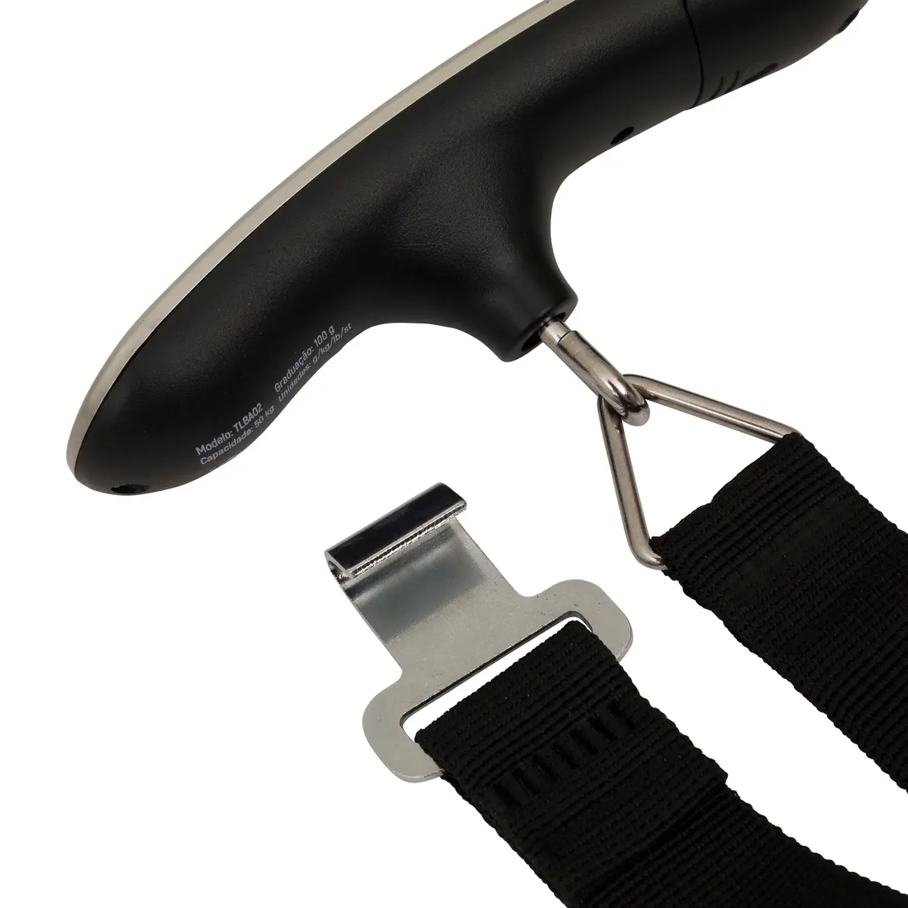 BALANÇA DIGITAL DE MÃO TECH PLUS - INOX/PRETO - Foto 8