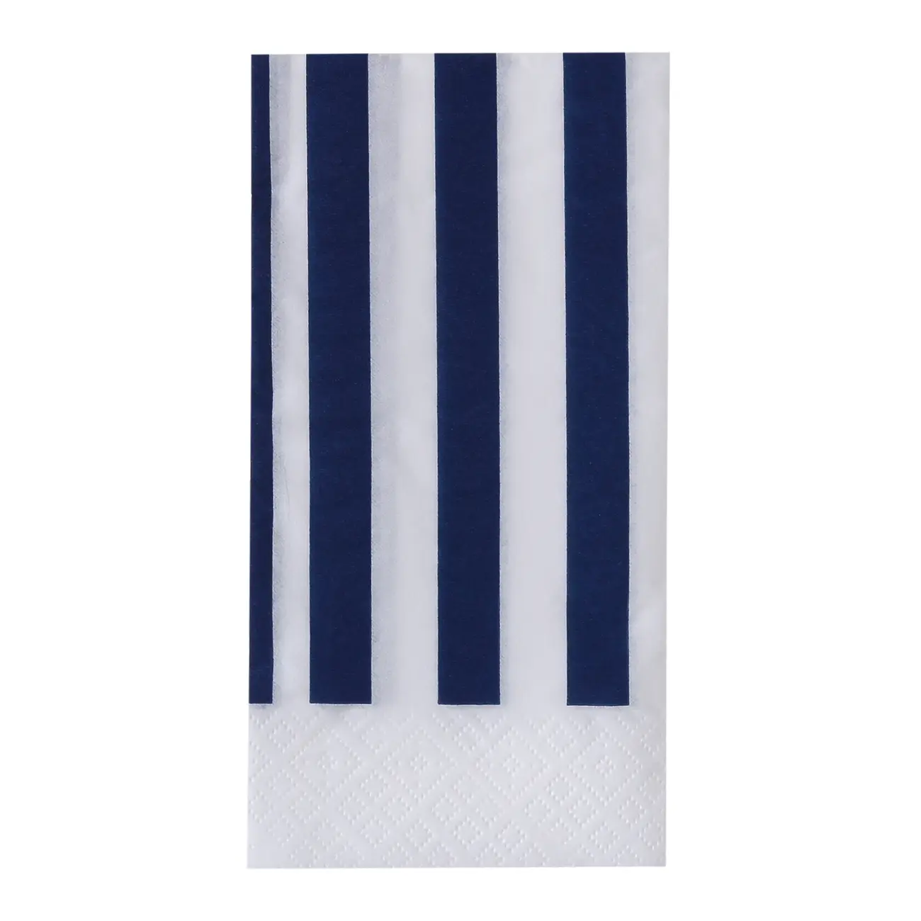 GUARDANAPO 39 CM X 39 CM C/20 BLUESTRIPE - BRANCO/AZUL ESCURO - Foto 3
