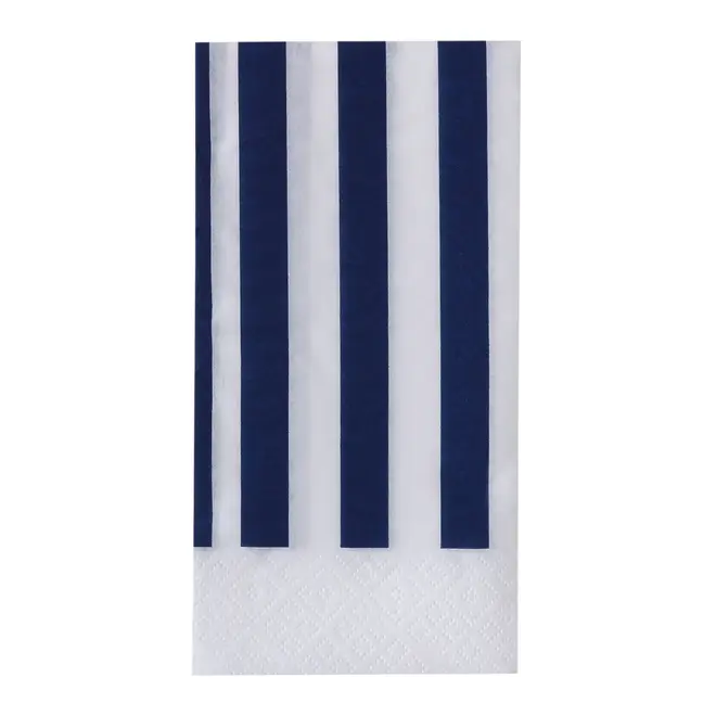 GUARDANAPO 39 CM X 39 CM C/20 BLUESTRIPE - BRANCO/AZUL ESCURO - Foto 3