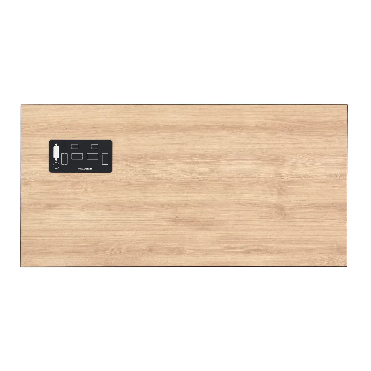 MESA 1,20 M X 60 CM COM CAIXA PARA CONECTIVIDADE ALETA - KONKRET/OAK TAMMI - Foto 5