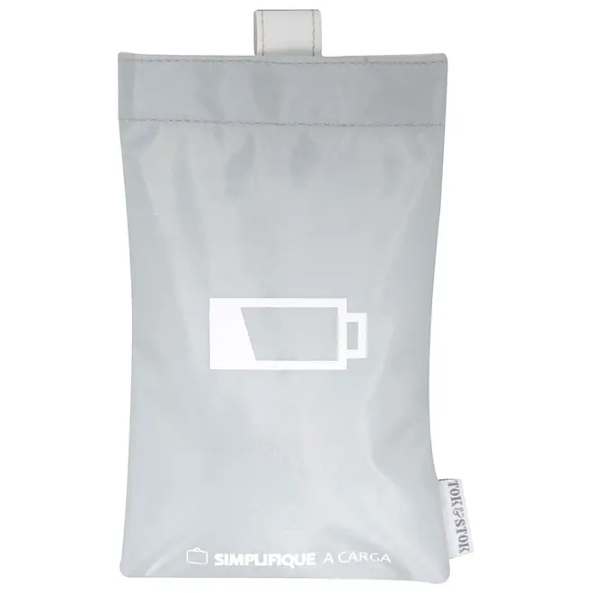 PORTA-CARREGADOR SIMPLIFIQUE A CARGA - CINZA/BRANCO - Foto 1