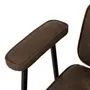 CADEIRA HOME OFFICE AGENCY - PRETO/MARROM - Foto 8