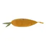ALMOFADA 48 CM X 21 CM DA HORTINHA CENOURINHA - LARANJA/SÁLVIA - Foto 4