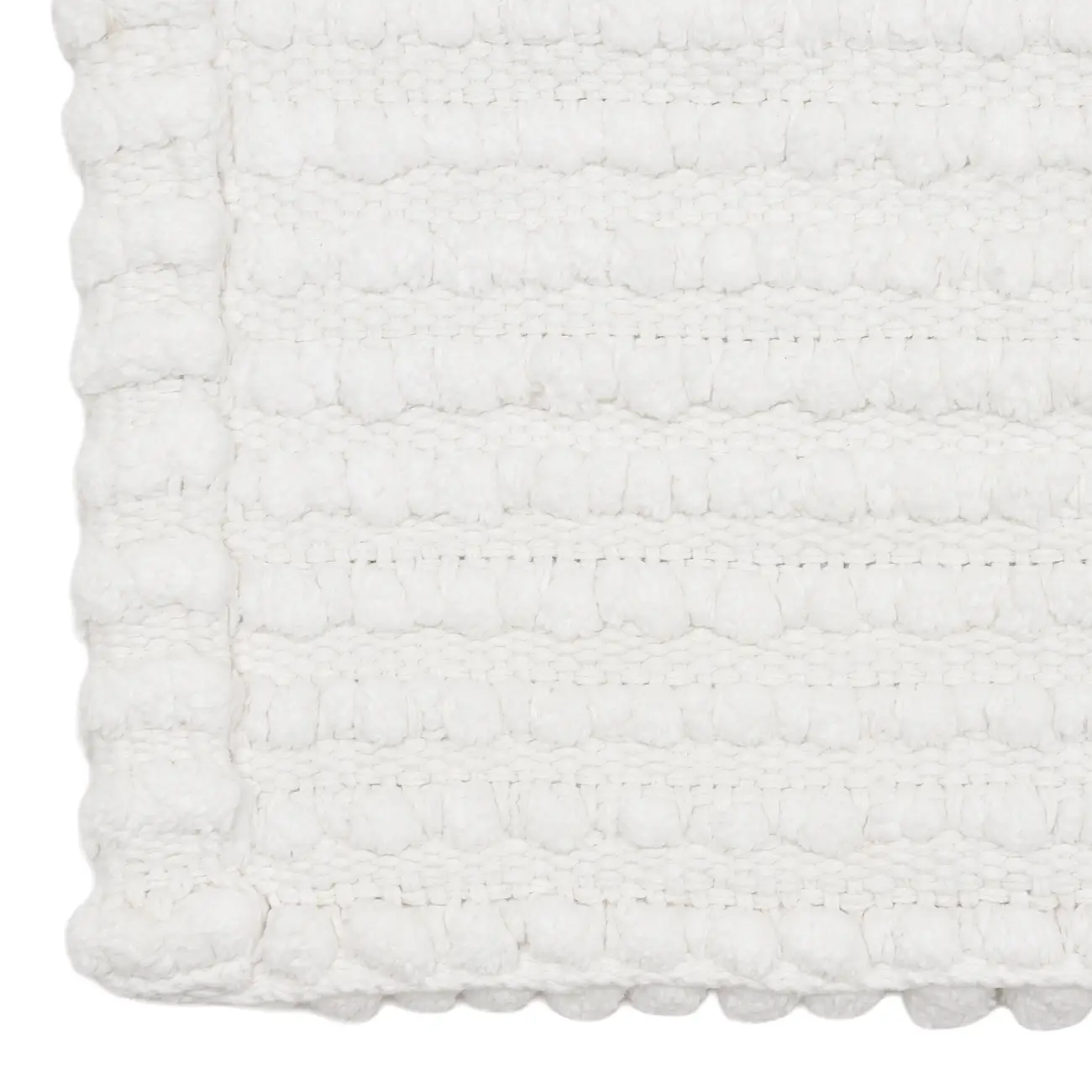 TAPETE 90 CM X 60 CM BUBBLY - BRANCO - Foto 3