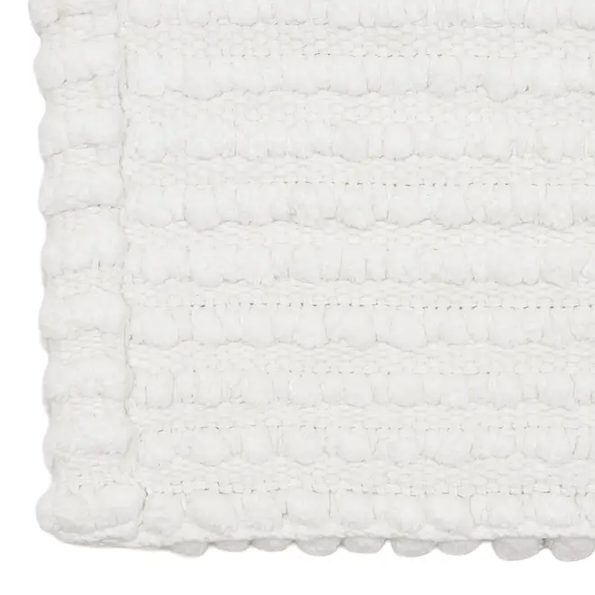 TAPETE 90 CM X 60 CM BUBBLY - BRANCO - Foto 3