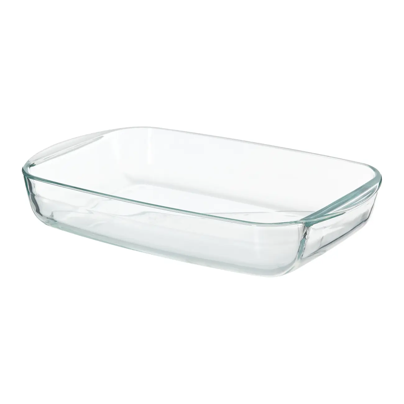 TRAVESSA REFRATRÁRIA COM TAMPA 39 CM X 24 CM DOLIA GLASS - INCOLOR/CAMELO - Foto 5