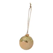 KIT COM 2 PINGENTES ÁRVORE E BOLA VILAREJO NOEL - ÁLAMO/OURO - Foto 6