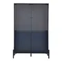 CRISTALEIRA 4 PORTAS 90 CM X 1,39 CM LINHAS - GALAXY BLUE/INCOLOR - Foto 1