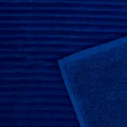 TOALHA DE PISO 80 CM X 48 CM VELVET - AZUL COBALTO - Foto 4