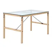 MESA DE ESCRITÓRIO 1,60 M X 75 CM PONTES - OAK FEEL/GRAFITE SATIN - Foto 2