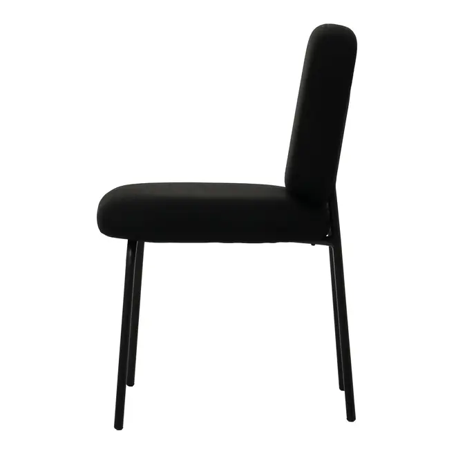 CADEIRA DE JANTAR SNAKY - PRETO/PRETO - Foto 3