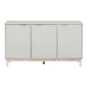 BUFFET 3 PORTAS 1,35 M X 38 CM SNAB - FLANDRES/NATURAL WASHED - Foto 1