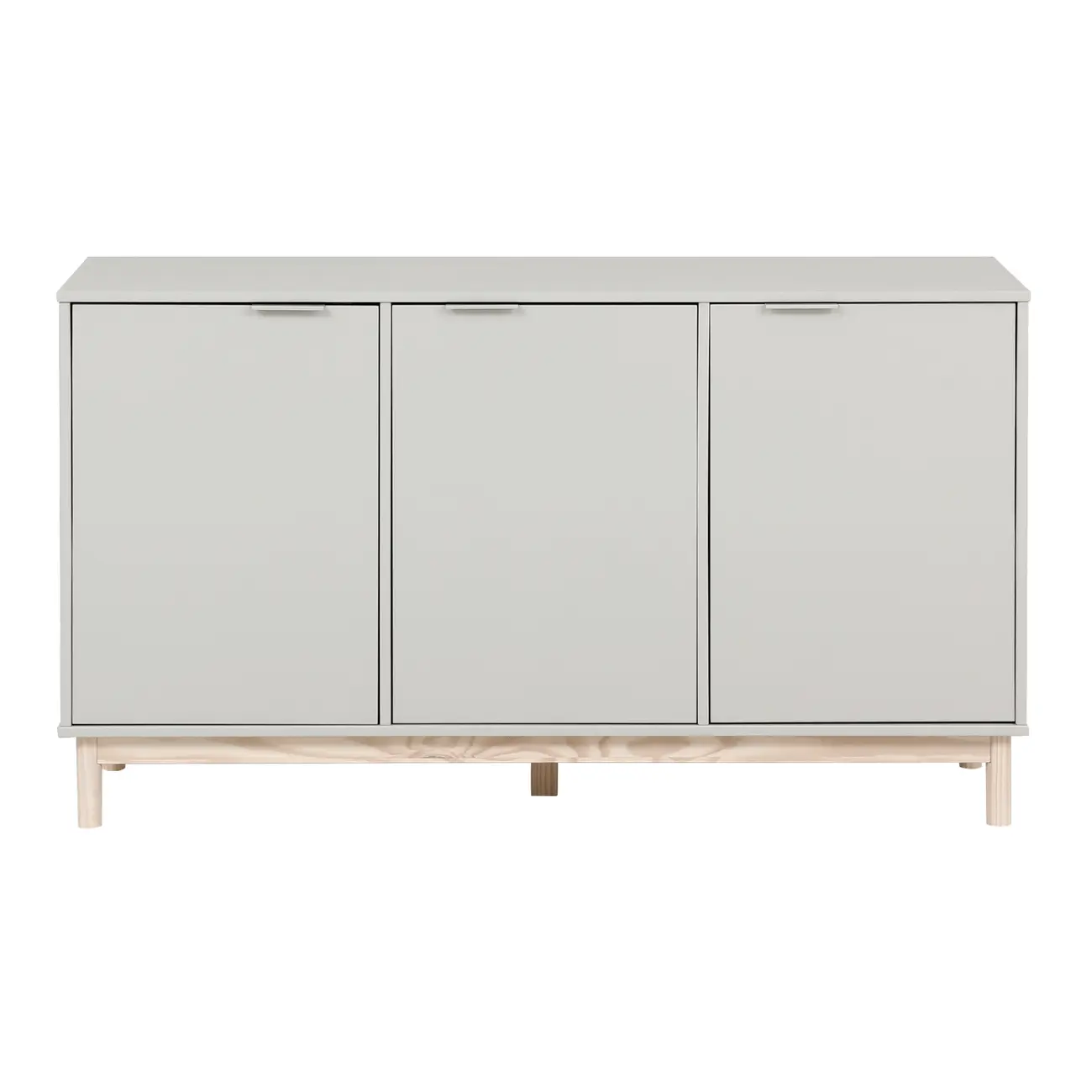 BUFFET 3 PORTAS 1,35 M X 38 CM SNAB - FLANDRES/NATURAL WASHED - Foto 1