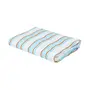 LENÇOL COM ELÁSTICO CASAL1,38 M X 1,88 M X 30 CM MAR E TERRA - AZUL CLARO/BEGE - Foto 2