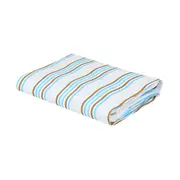 LENÇOL COM ELÁSTICO CASAL1,38 M X 1,88 M X 30 CM MAR E TERRA - AZUL CLARO/BEGE - Foto 2