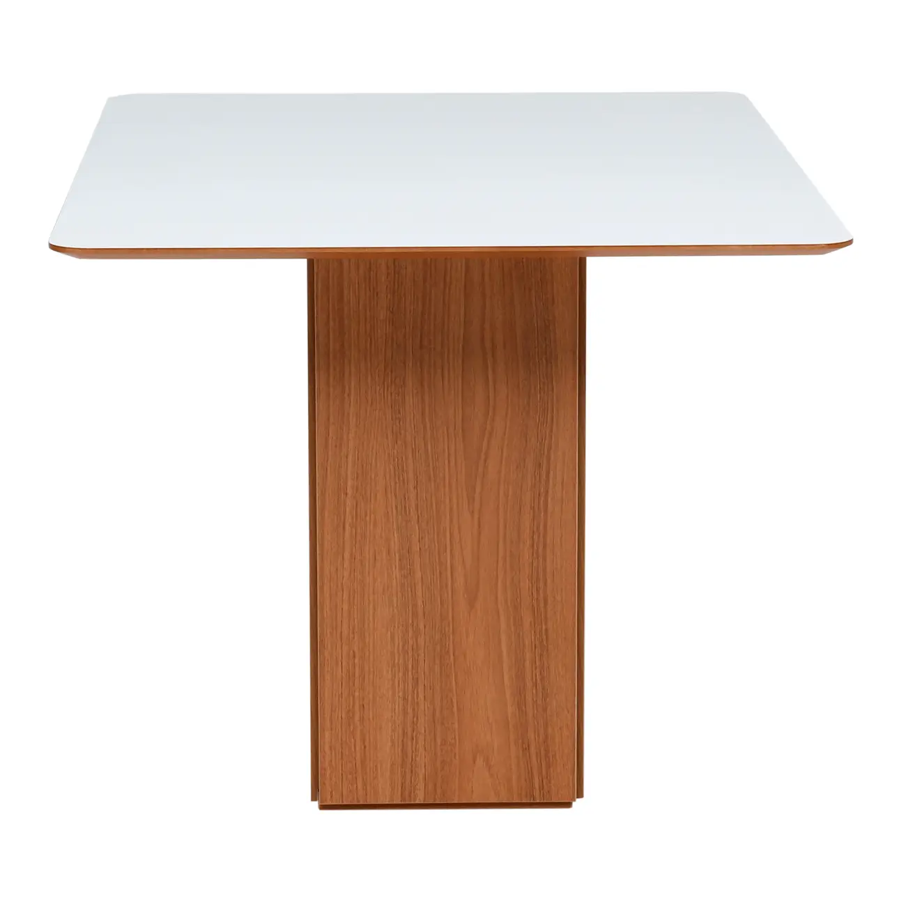 MESA DE JANTAR 1,30 M X 90 CM ECKE - FREIJÓ/BRANCO - Foto 5