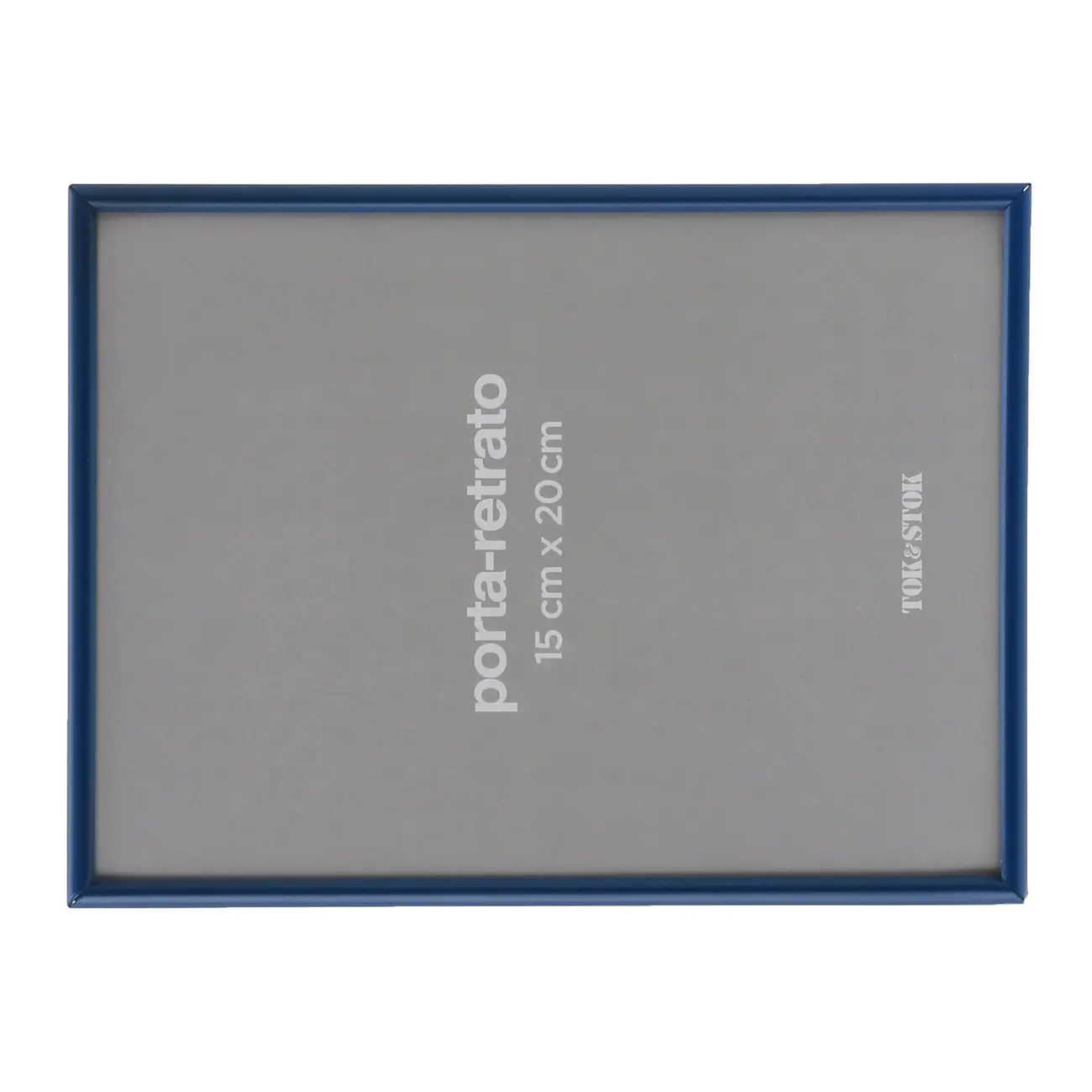 PORTA-RETRATO 15 CM X 20 CM MINIMALIST - AZUL COBALTO - Foto 4