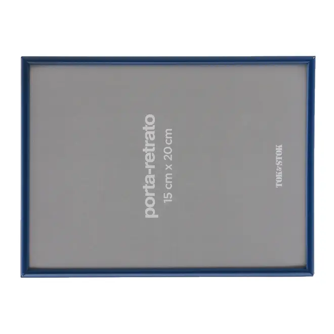 PORTA-RETRATO 15 CM X 20 CM MINIMALIST - AZUL COBALTO - Foto 4