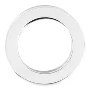 ARGOLA PARA GUARDANAPO CONJUNTO COM 2 PEÇAS UNIONE - INCOLOR - Foto 1
