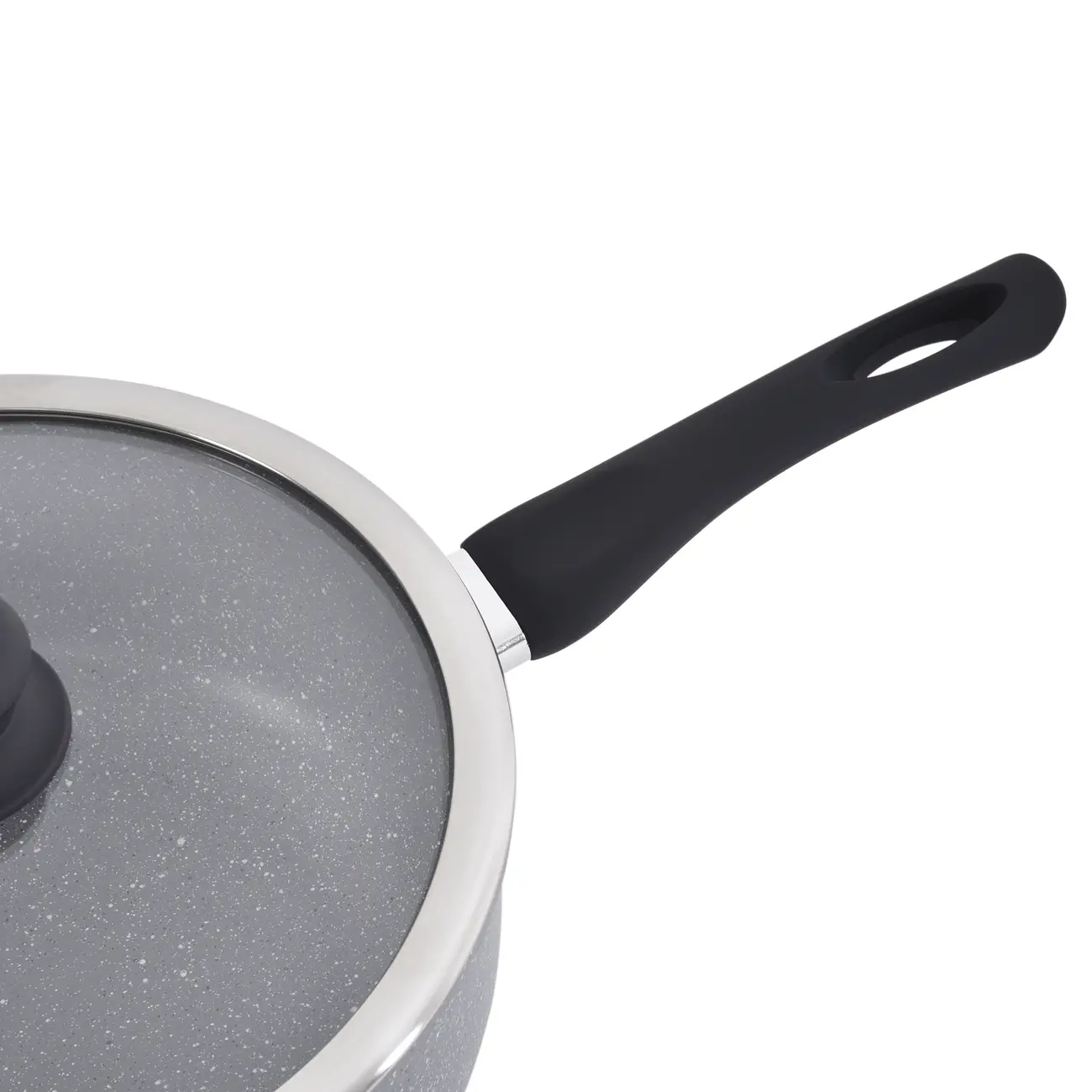 PANELA INDUÇÃO 24 CM GRANITY - KONKRET/PRETO - Foto 5