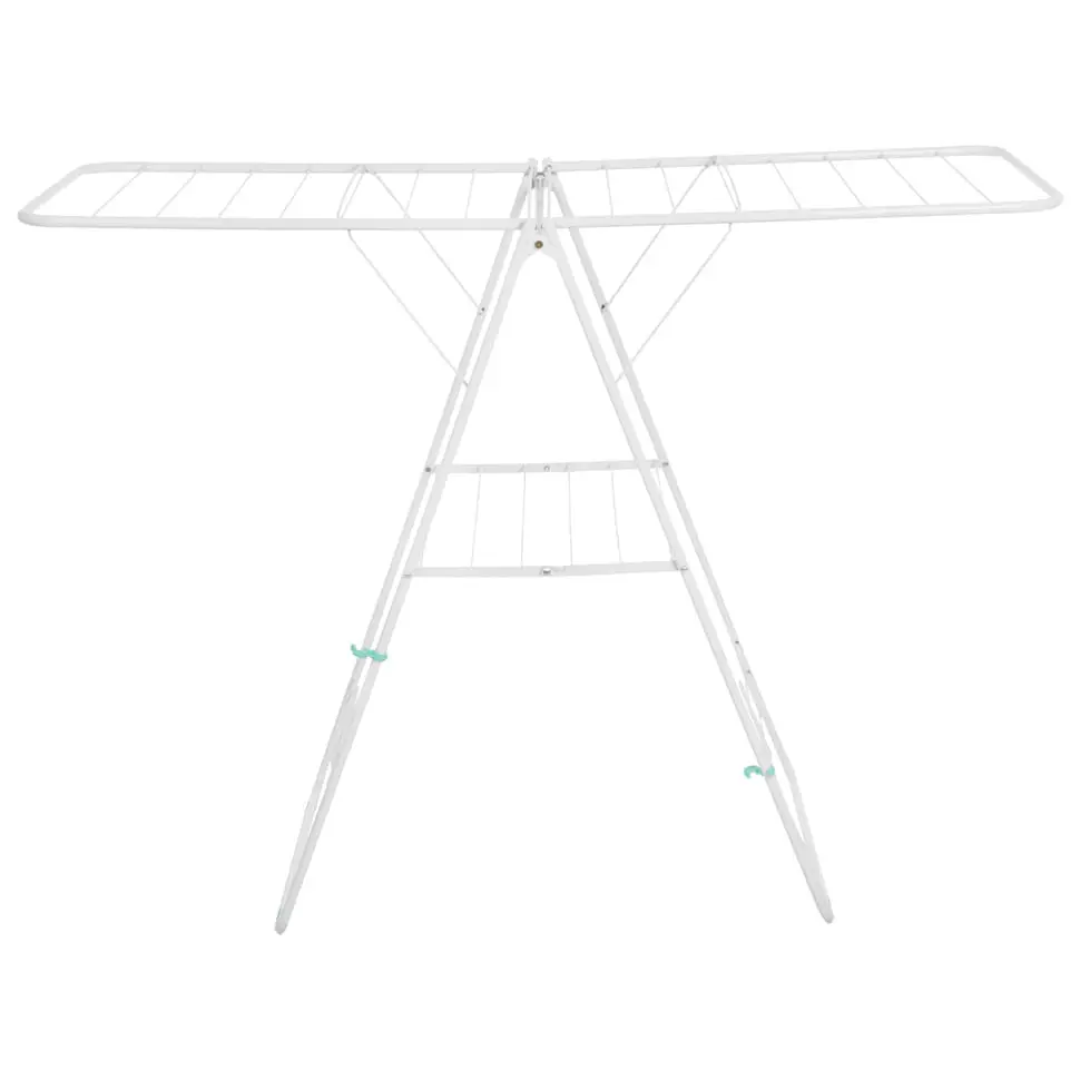 VARAL DE CHÃO DOBRÁVEL 1,41 M X 60 CM WIPE - BRANCO/MENTA - Foto 1
