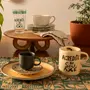 CANECA 300 ML SETE ERVAS AXÉ - ARGILA CRUA/VERDE - Foto 9