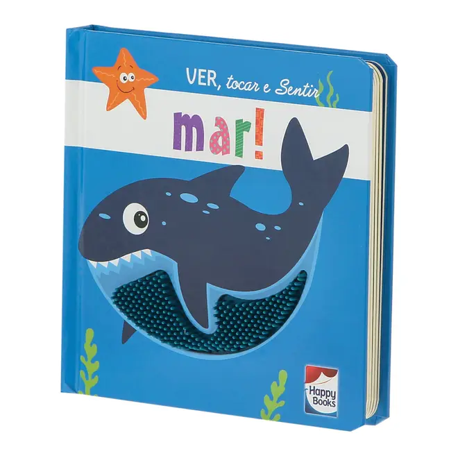 VER, TOCAR E SENTIR: MAR! LIVRO INFANTIL - MULTICOR - Foto 3