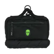 NÉCESSAIRE PARA VIAGEM CAVEIRA - PRETO/VERDE FLUOR - Foto 1