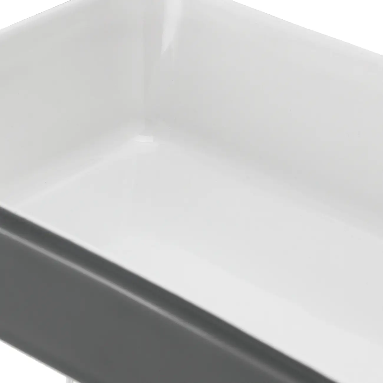 TRAVESSA REFRATÁRIA 21 CM X 14 CM THEVY - KONKRET/BRANCO - Foto 4