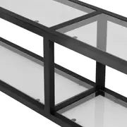 RACK SUSPENSO/NICHO 2,10 M X 21 CM GRAFF - GRAFITE MATTE FLOTADO/INCOLOR - Foto 5