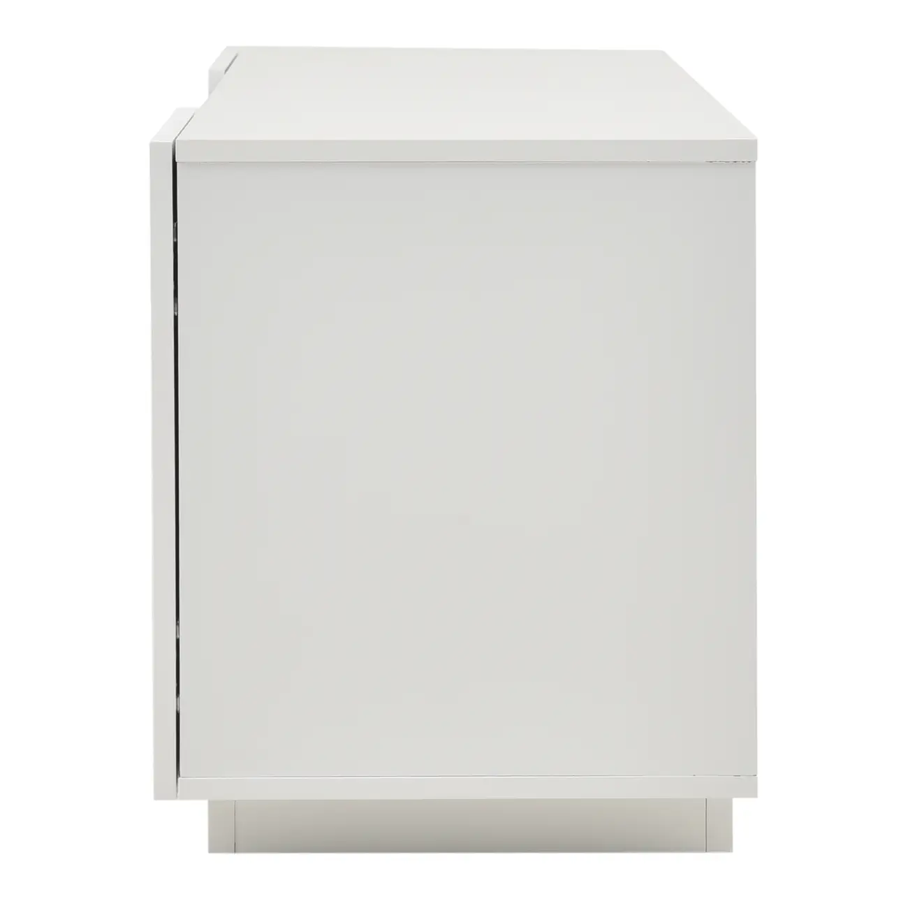 RACK 2 PORTAS/1 GAVETA 1,80 M X 40 CM ROOM - BRANCO - Foto 6