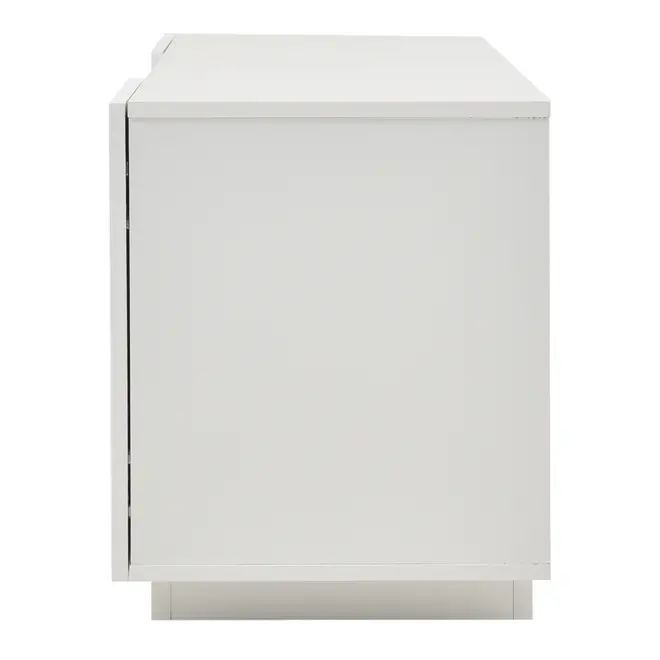 RACK 2 PORTAS/1 GAVETA 1,80 M X 40 CM ROOM - BRANCO - Foto 6