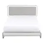 CAMA QUEEN COM BANCO E CABECEIRA INNA - FLANDRES/CINZA - Foto 2