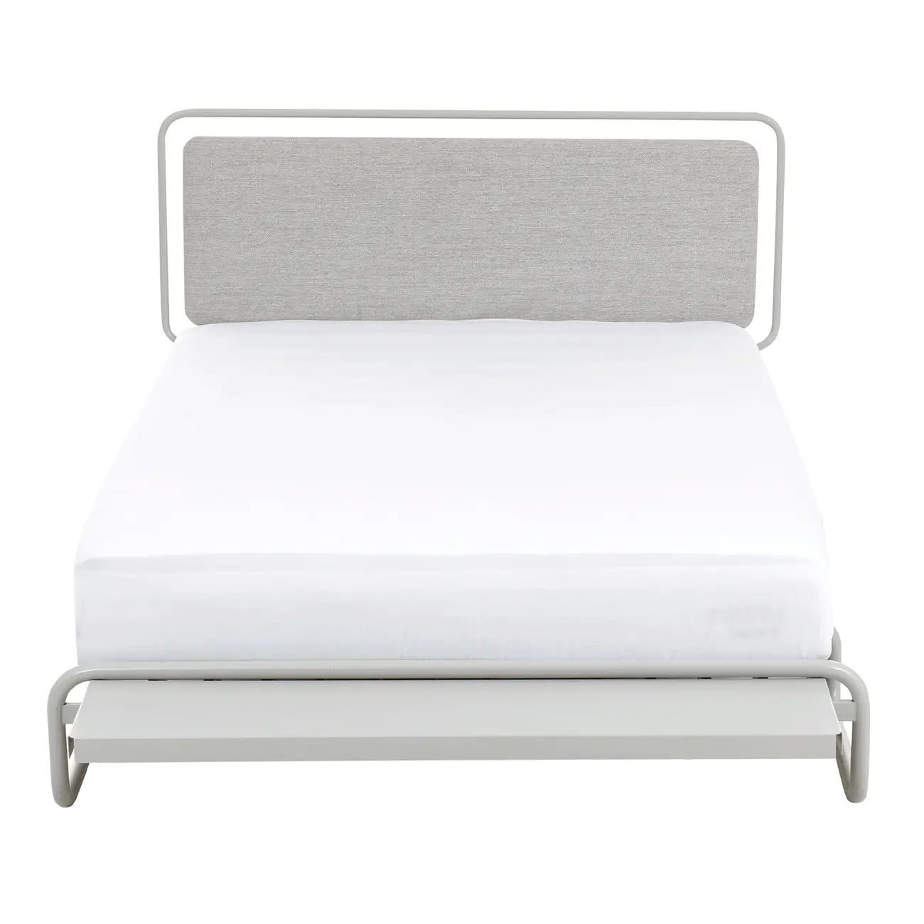 CAMA QUEEN COM BANCO E CABECEIRA INNA - FLANDRES/CINZA - Foto 2