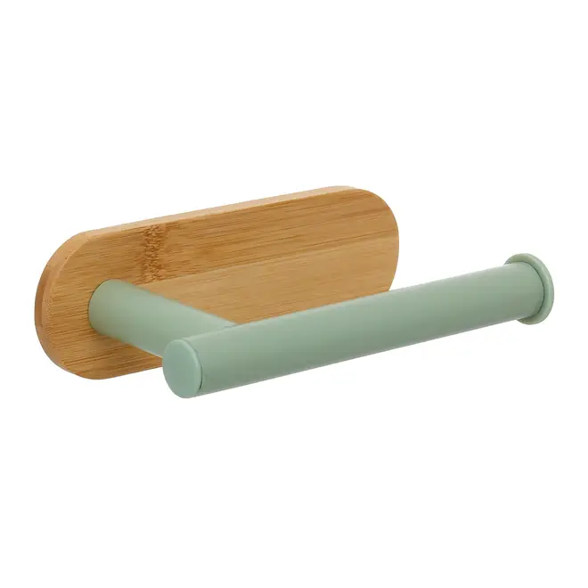 PORTA-PAPEL HIGIÊNICO BAMBUMIX - SÁLVIA/BAMBU - Foto 5