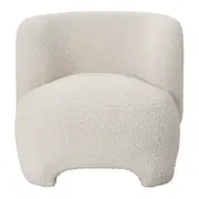 POLTRONA COM PUFF GUINEA - BOUCLÉ NATURAL - Foto 2