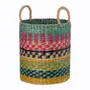 CESTO 35 CM X 24 CM X 24 CM BOLGATANGA - NOZ MOSCADA/MULTICOR - Foto 2