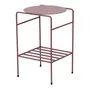 MESA LATERAL C/PRATELEIRA 33 CM X 33 CM NOLA - RUBY MOCHA - Foto 4