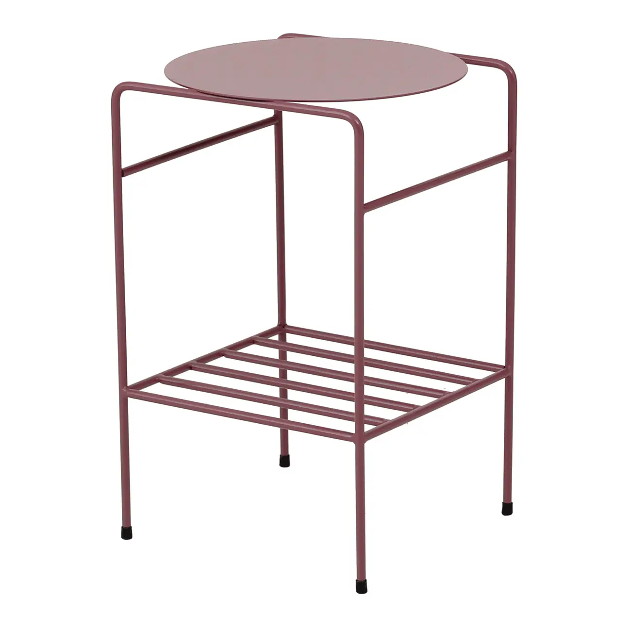 MESA LATERAL C/PRATELEIRA 33 CM X 33 CM NOLA - RUBY MOCHA - Foto 4