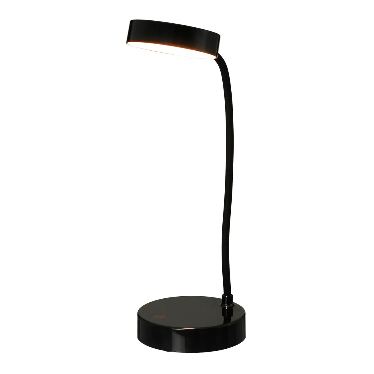 LUMINÁRIA DE MESA LED RECARREGÁVEL PUCK - PRETO - Foto 5