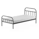 PRETO - CAMA DE SOLTEIRO 88 CM MABOO