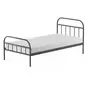 PRETO - CAMA DE SOLTEIRO 88 CM MABOO