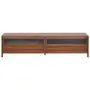 RACK 2 PORTAS BASCULANTES 2,12 M X 40 CM MASCAVO - NOZES/INCOLOR - Foto 1