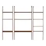 ESTANTE/ESC/TV 3,18 M X 2,41 M  LIBRERIA - NOZES/PRETO - Foto 1