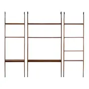 ESTANTE/ESC/TV 3,18 M X 2,41 M LIBRERIA - NOZES/PRETO - Foto 1