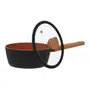 JOGO DE PANELAS INDUÇÃO COM 4 PEÇAS NORMA - PRETO/TERRACOTA - Foto 9