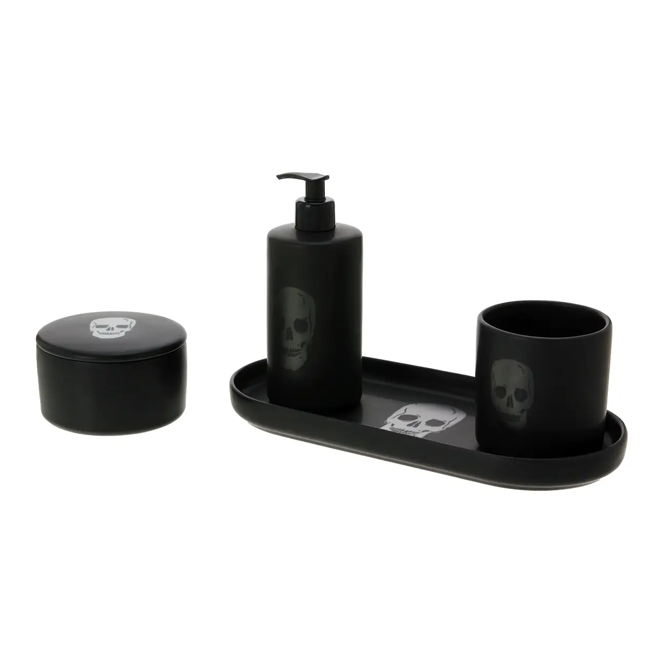 KIT BANCADA 4 PEÇAS CAVEIRA - PRETO - Foto 2