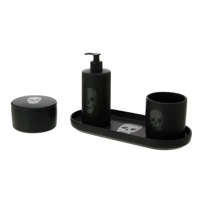 KIT BANCADA 4 PEÇAS CAVEIRA - PRETO - Foto 2